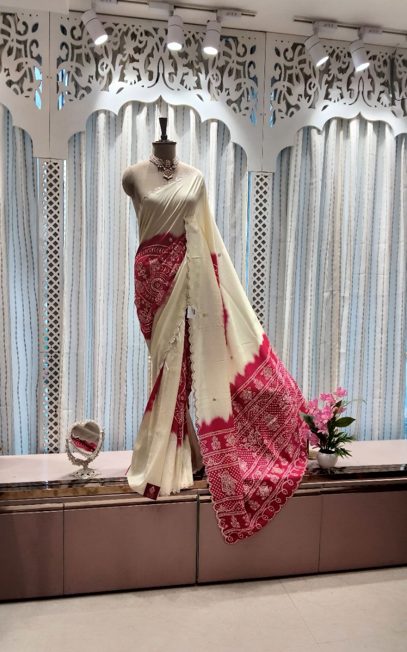Designer Silk Saree1 view 8
