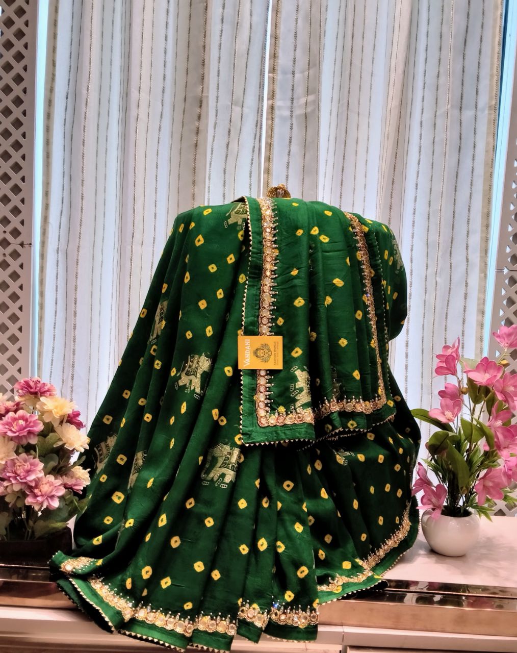 Badhani Silk Saree A view 4