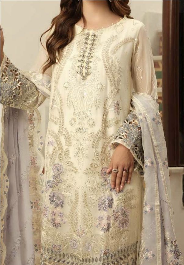 Noor's Demir Unstitched | D-003 / DF0028 view 2