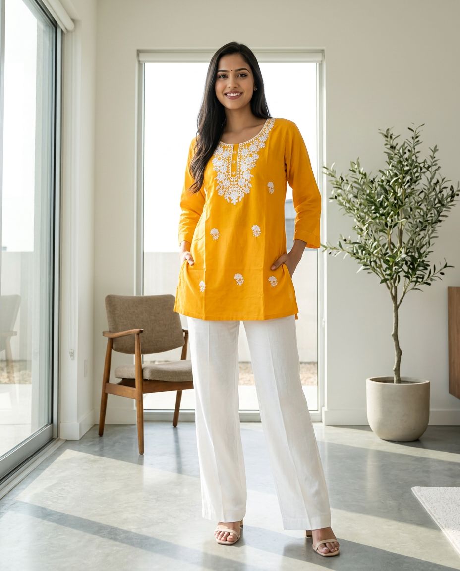Liva Short Kurti view 3
