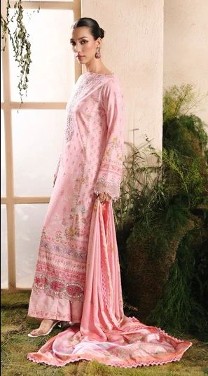 Silah Silk Edit Unstitch  Ladies Suit - 01 / DF0032 view 3