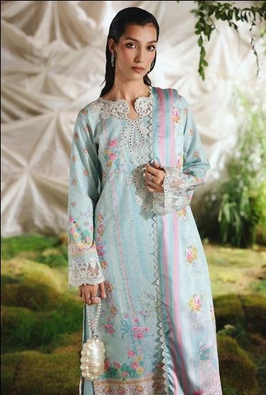Silah Silk Edit Unstitch Ledies Suit / 04 / DF0032 view 4