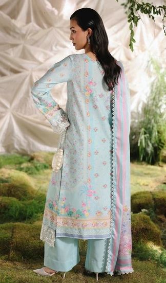 Silah Silk Edit Unstitch Ledies Suit / 04 / DF0032 view 5
