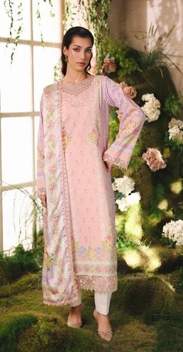 Silah Silk Edit Unstitch Ledies Suit 07 / DF0032 view 4