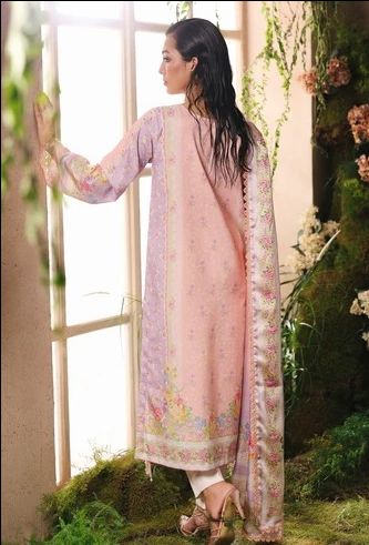Silah Silk Edit Unstitch Ledies Suit 07 / DF0032 view 5