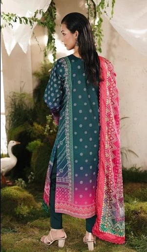 Silah Silk Edit Unstitch Ledies Suit -08 / DF0032 view 4