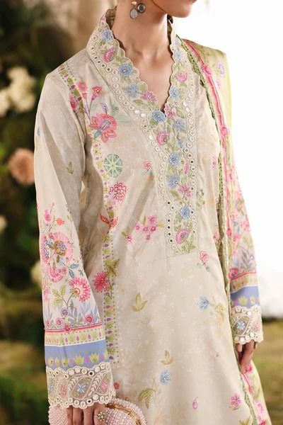 Silah Silk Edit Unstitch Ledies Suit - 06 / DF0032 view 2