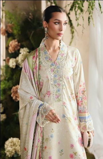 Silah Silk Edit Unstitch Ledies Suit - 06 / DF0032 view 3