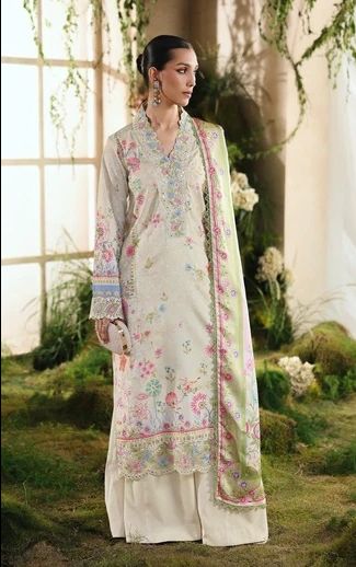 Silah Silk Edit Unstitch Ledies Suit - 06 / DF0032 view 4