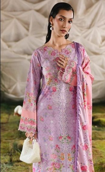 Silah Silk Edit Unstitch Ledies Suit - 09 / DF0032 view 3