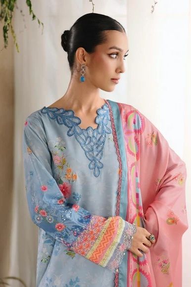 Silah Silk Edit Unstitch Ledies  Suit - 10 / DF0032 view 2