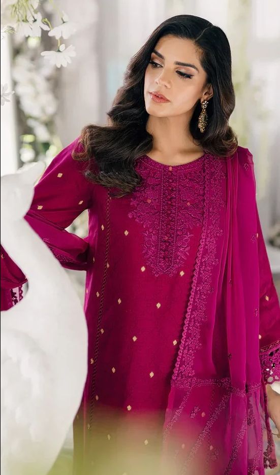 Azure | Ensembles Embroidered Formals | Petunia Plum - 02 / HC001341 view 2