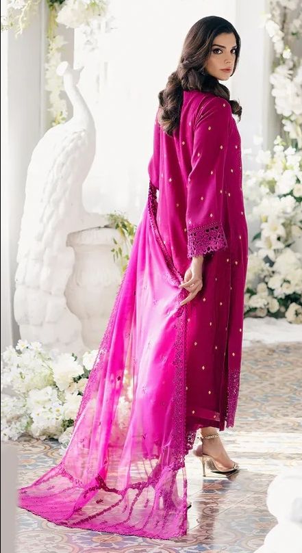 Azure | Ensembles Embroidered Formals | Petunia Plum - 02 / HC001341 view 3