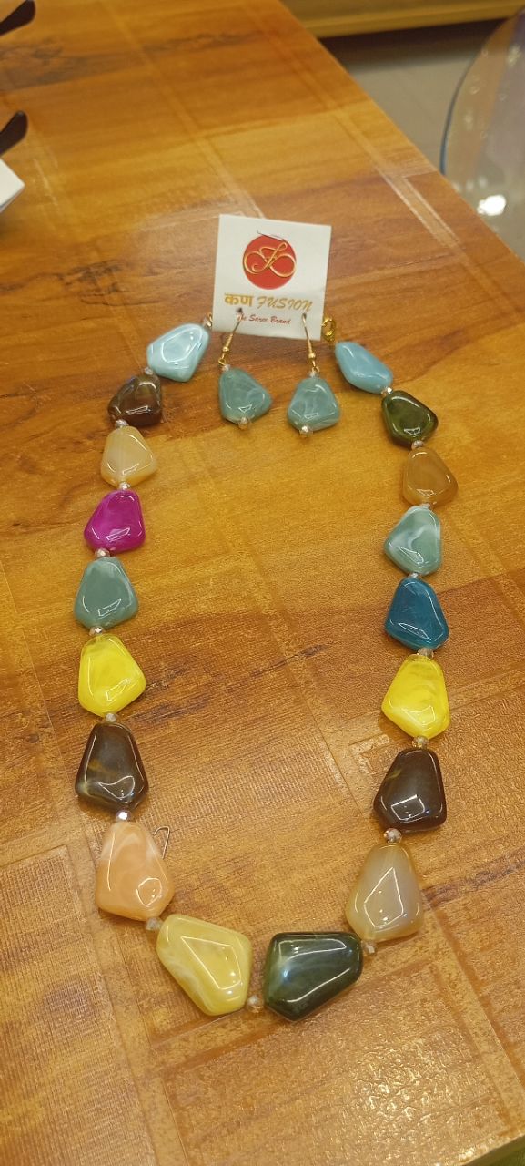 Multi Colour Necklace view 2