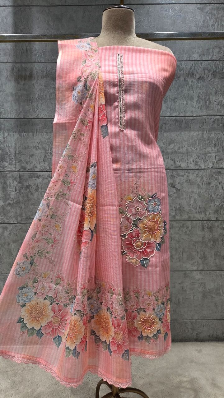 Unstitched ..Suit ..Fabric.. view 2