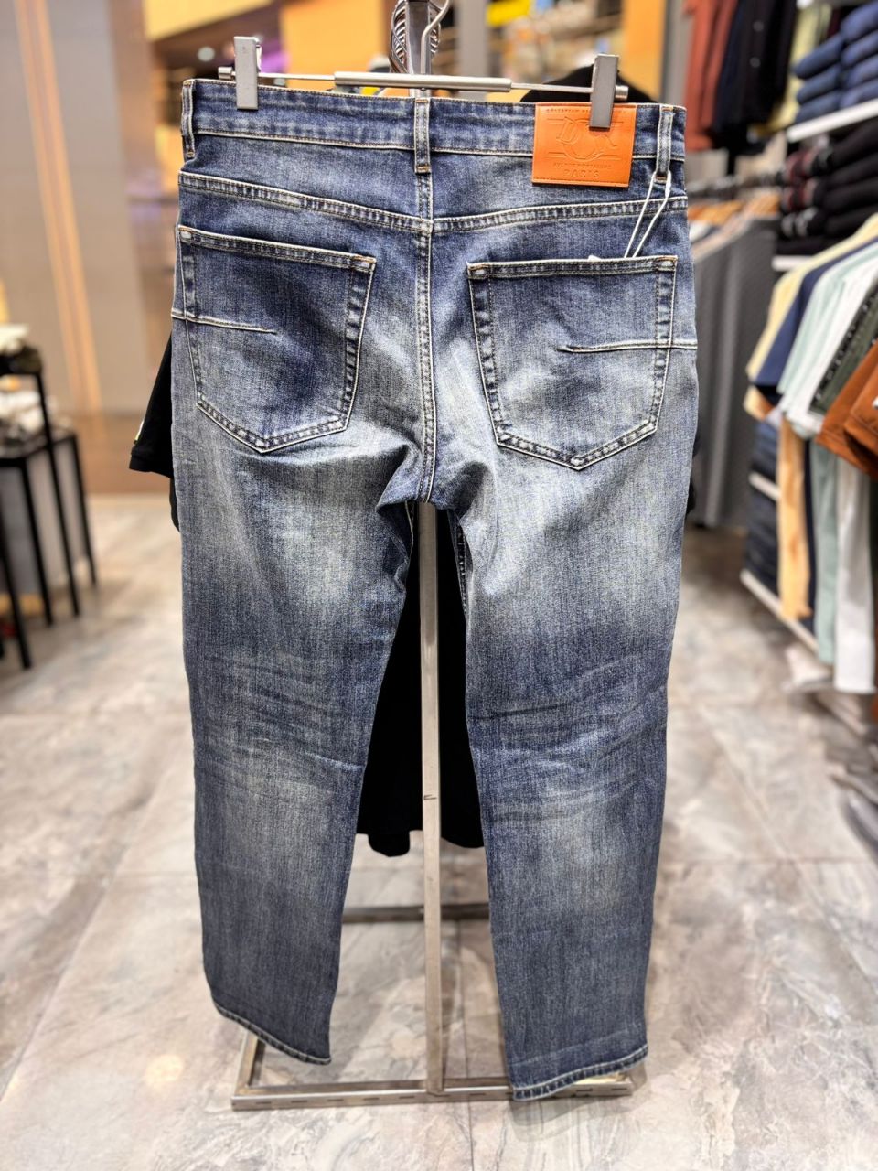Classic Light Blue Denim Jeans view 5