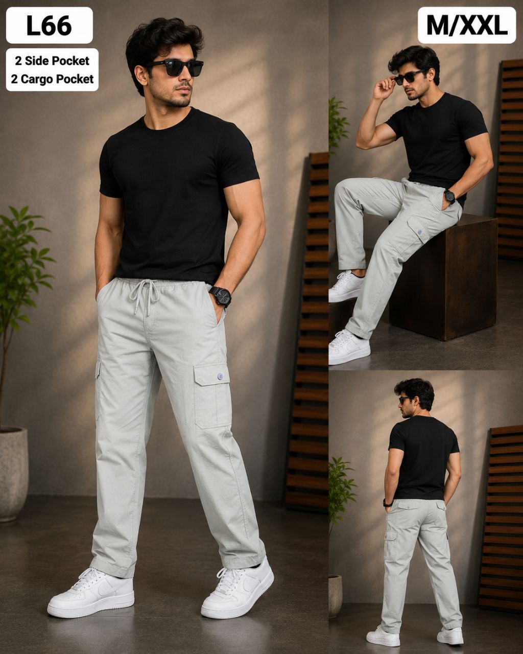 Defender Cross Zip Pkt Cargo St-Fit (L66) view 2