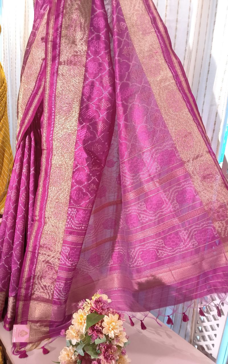 Art silk all over weaving saree view 7