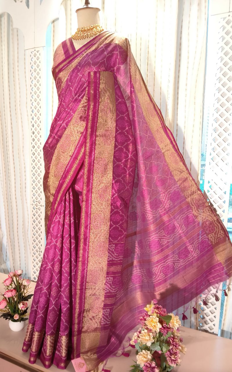 Art silk all over weaving saree view 2