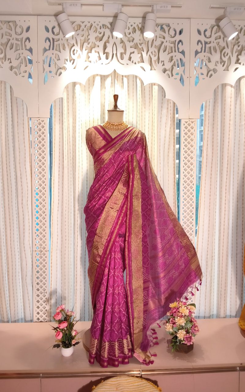 Art silk all over weaving saree view 6