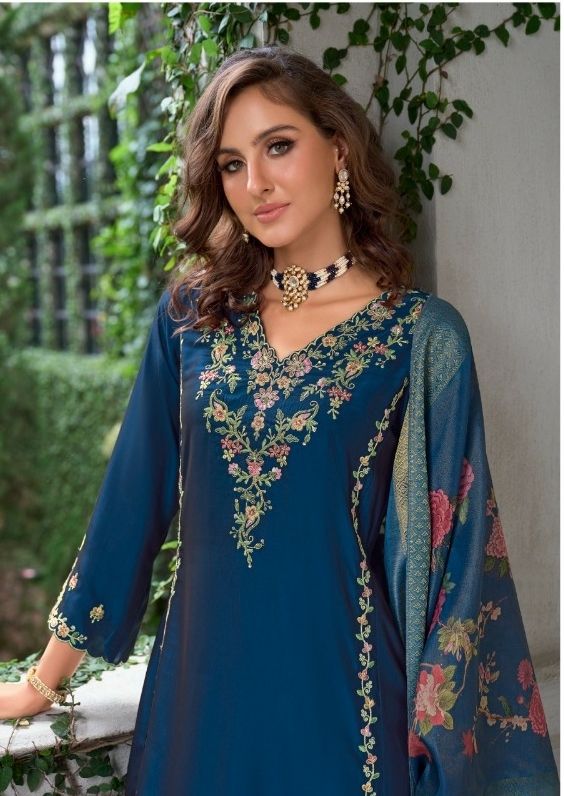 Embroidered Malkana Premium Readymade Suit Collection For Graceful Festive And Occasion Wear - 26914 / HC002044 view 2