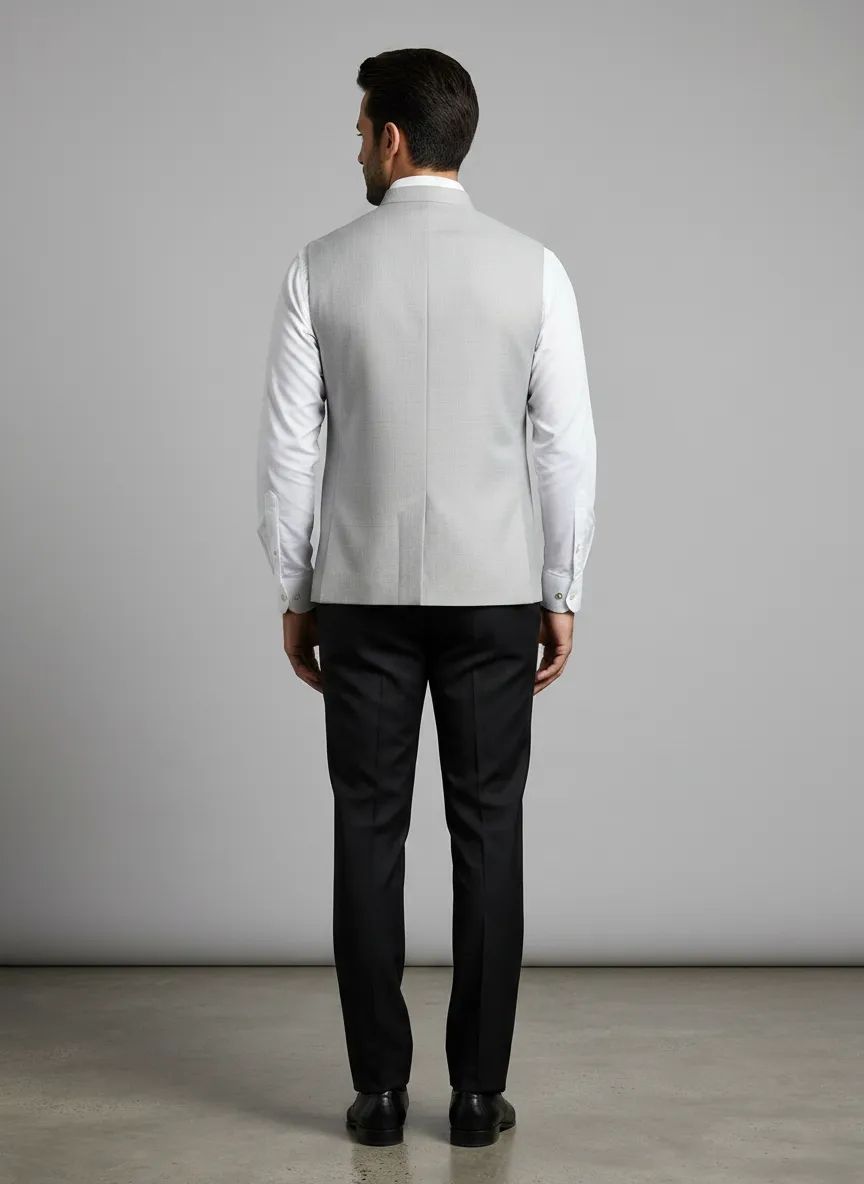 Grey Half Jacket view 2