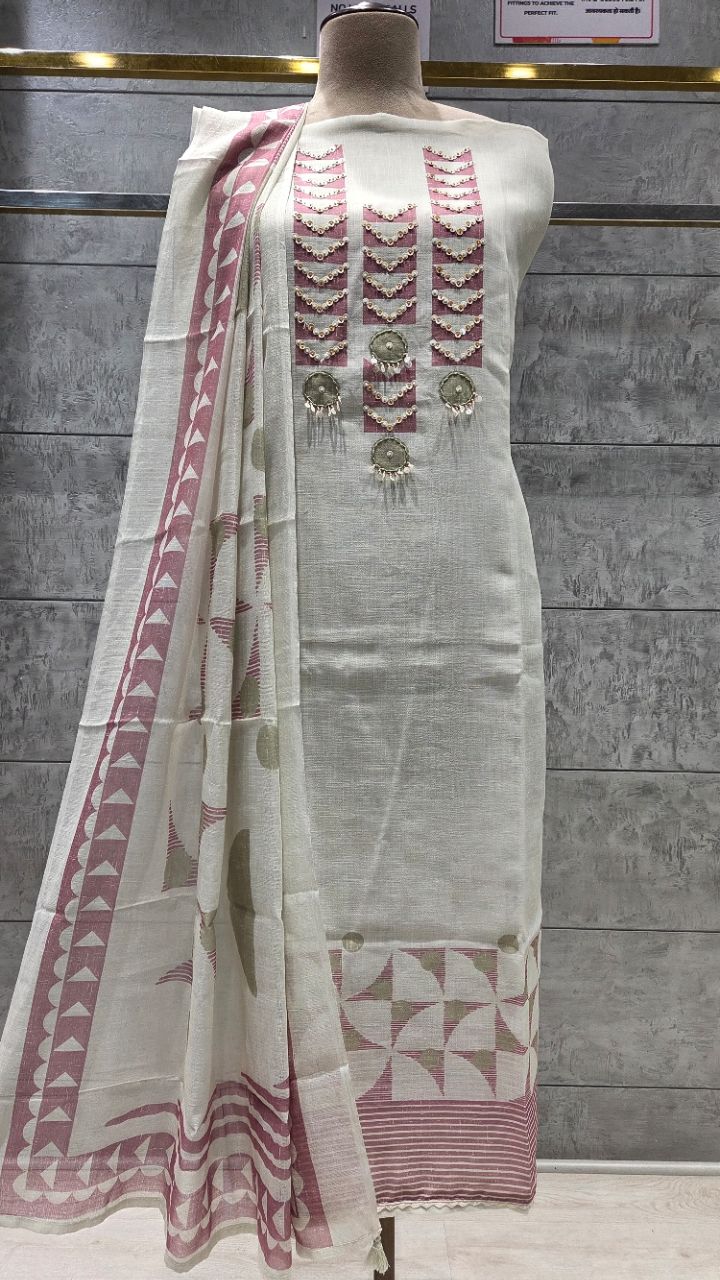 ..Unstitched Suit Fabric view 2