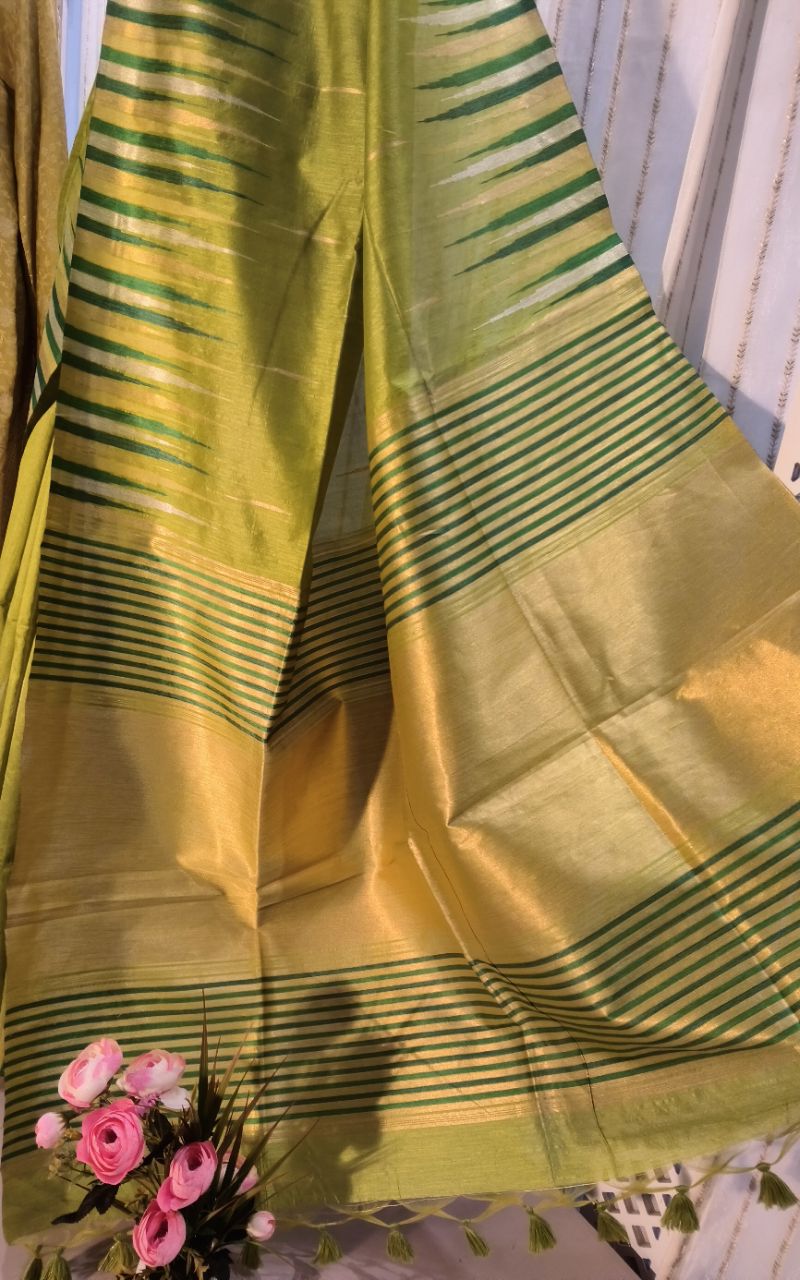 Art silk saree with weaving . view 7