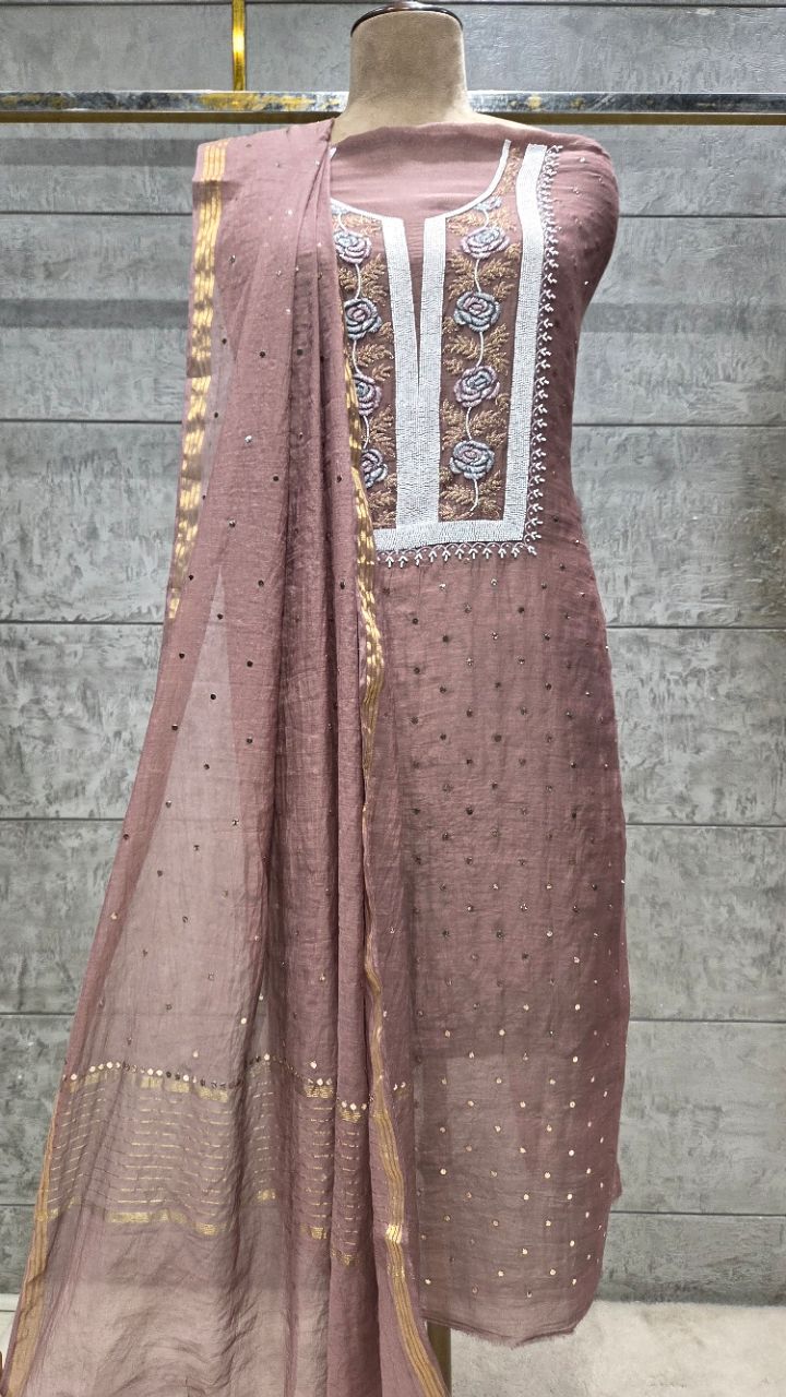 .Unstitched Suit Fabric .. view 2