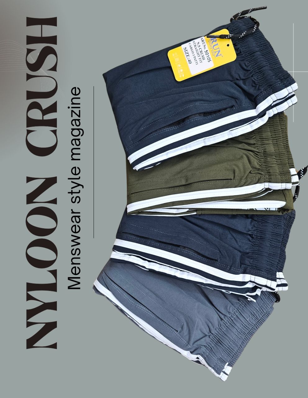Nylon Crush St-Fit Cargo 3 Patti (5010) view 3