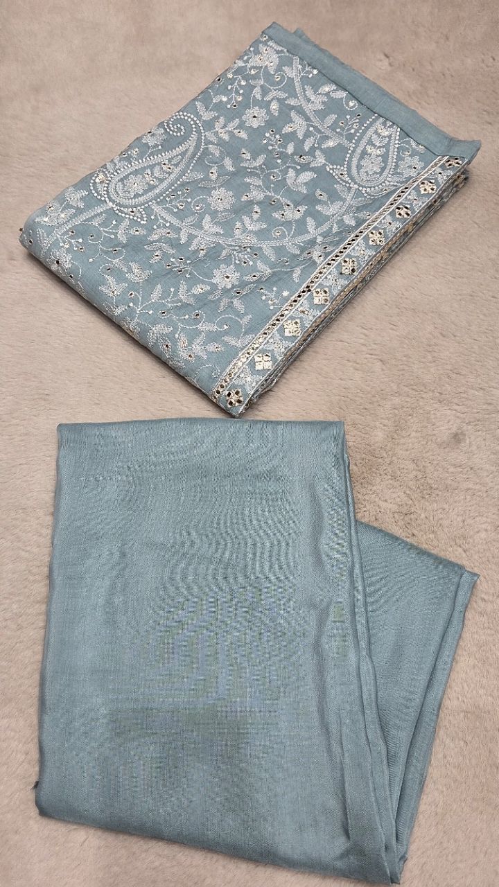 .Unstitched .Suit Fabric view 4