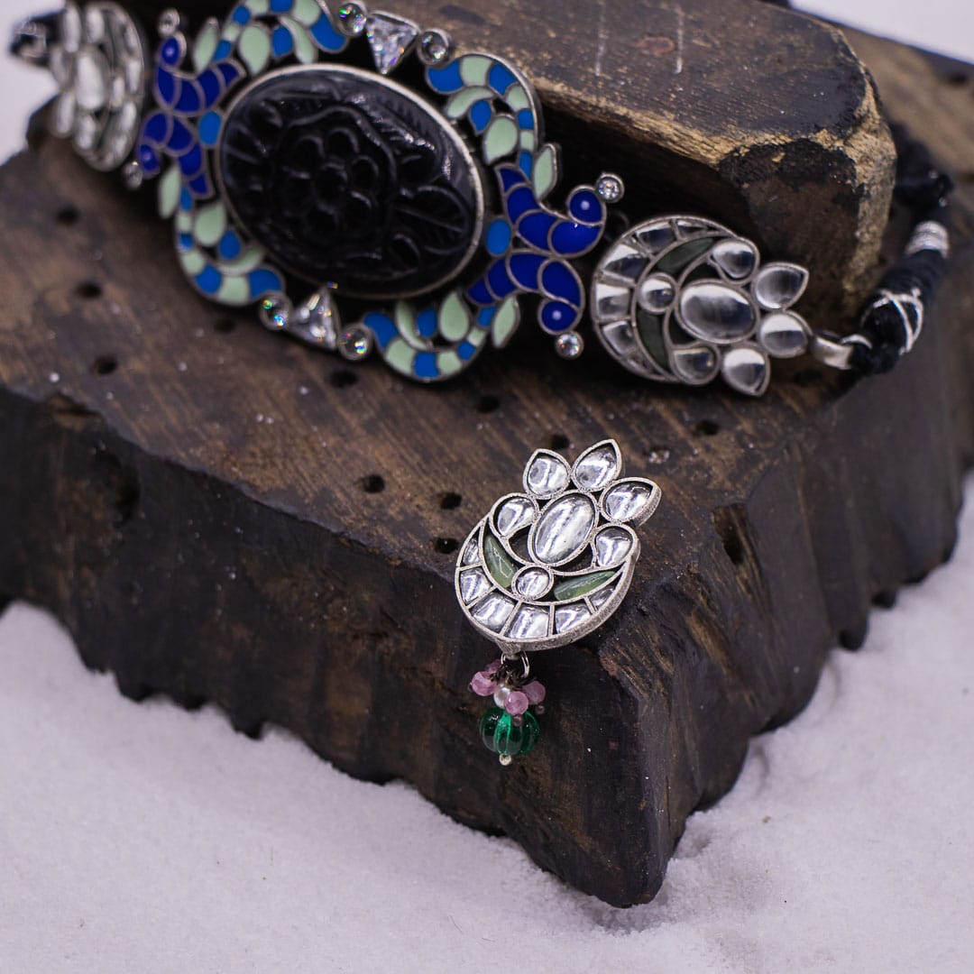 Artisan Silver Bracelet view 2