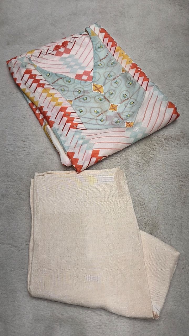 .Unstitched .Suit .Fabric view 4