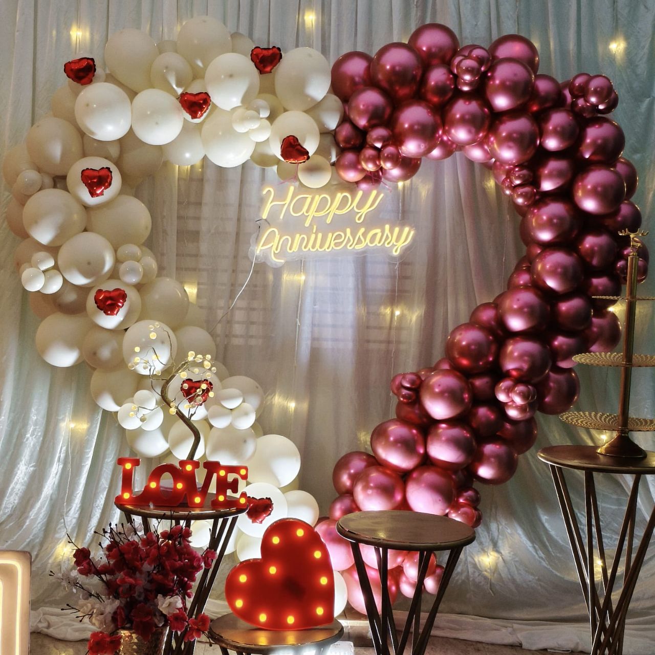 Anniversary Balloon Decor