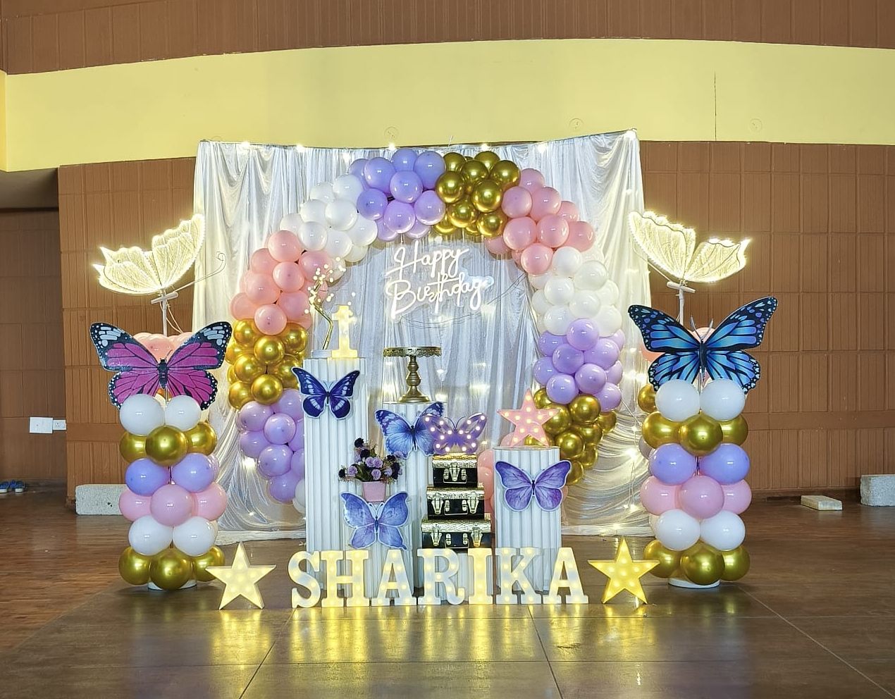 Butterfly Birthday Decoration Set