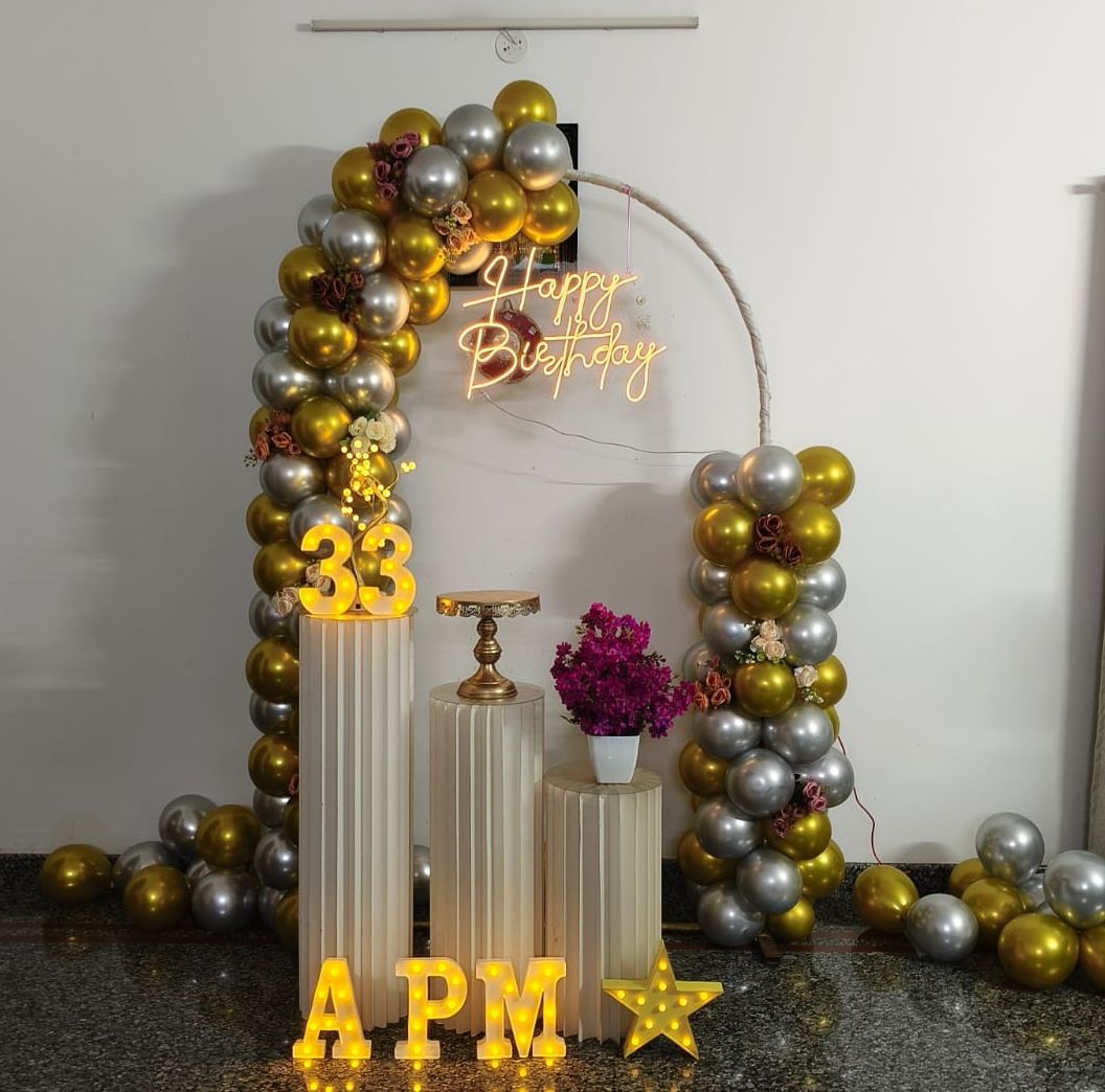 Happy Birthday Balloon Decoration