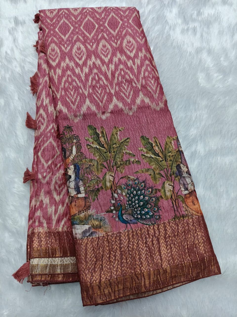 Tusser Silk Sarees view 10