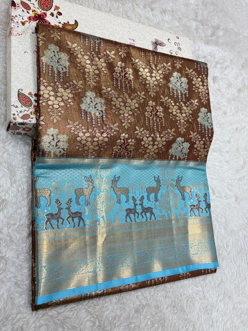 Semi Kanchi Silk Sarry view 10