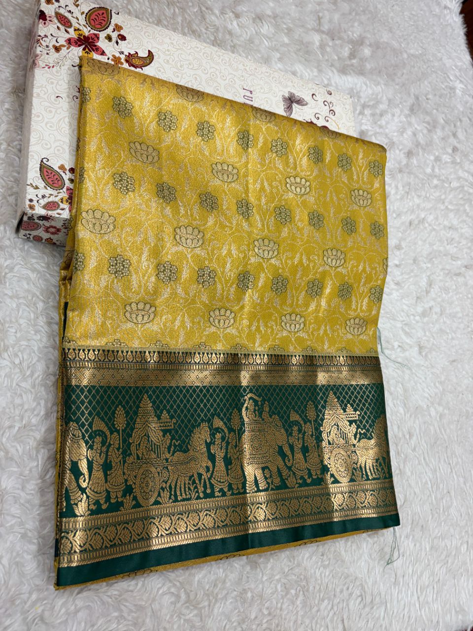Semi Kanchi Silk Sarry view 7