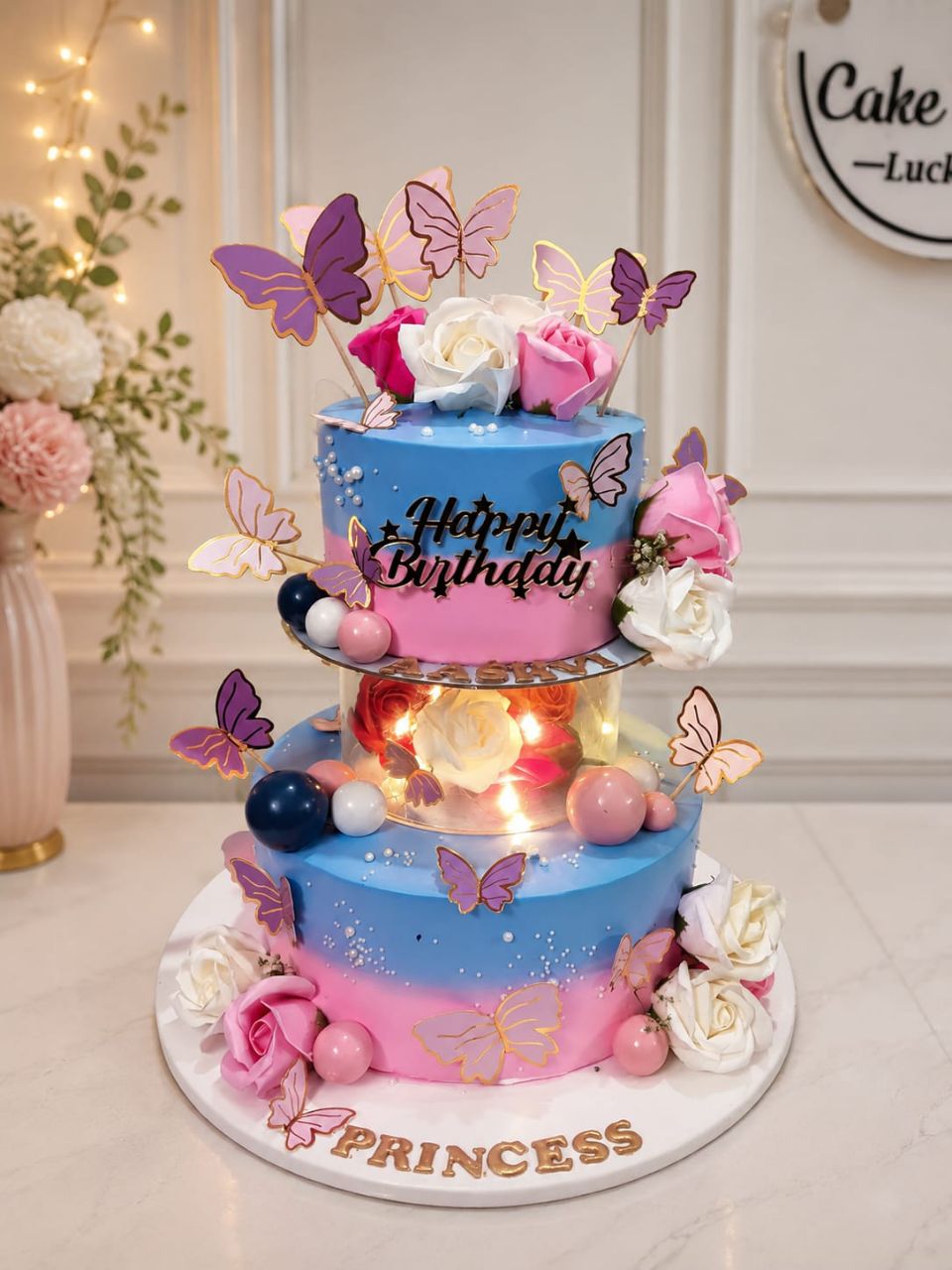 4kg Princess Birthday Cake view 2