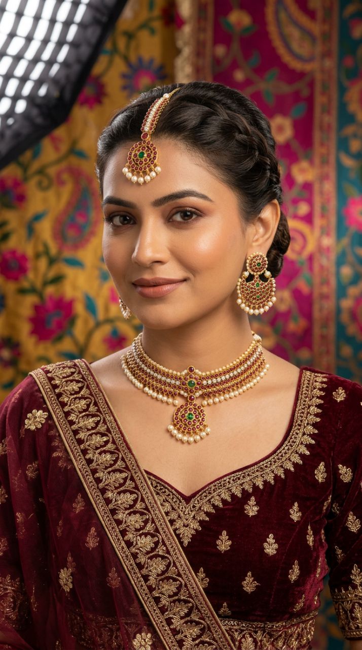 Traditional Gold Necklace. view 3