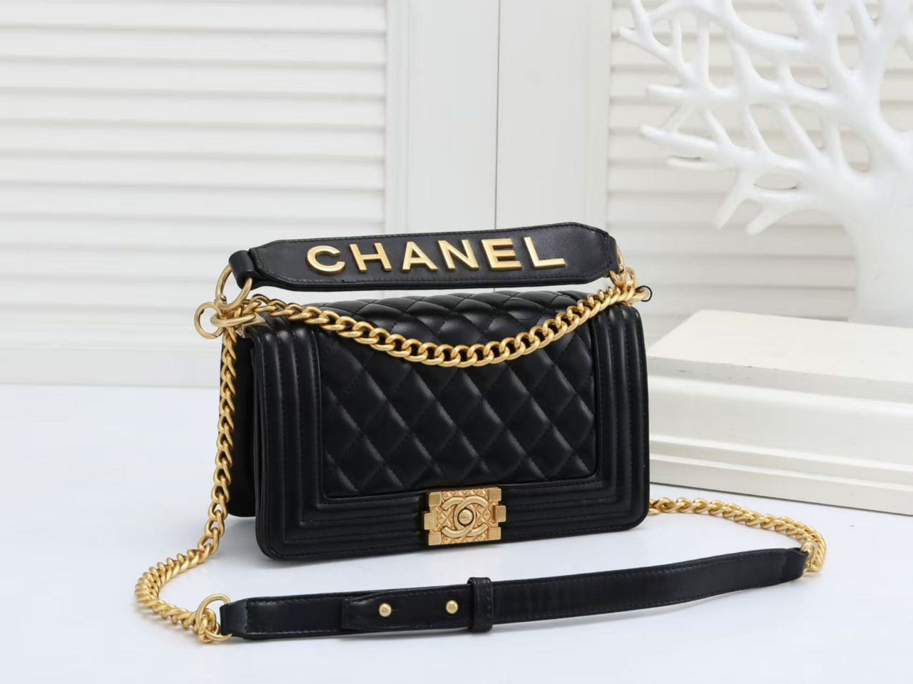 Chanel Quilted Handbag view 2