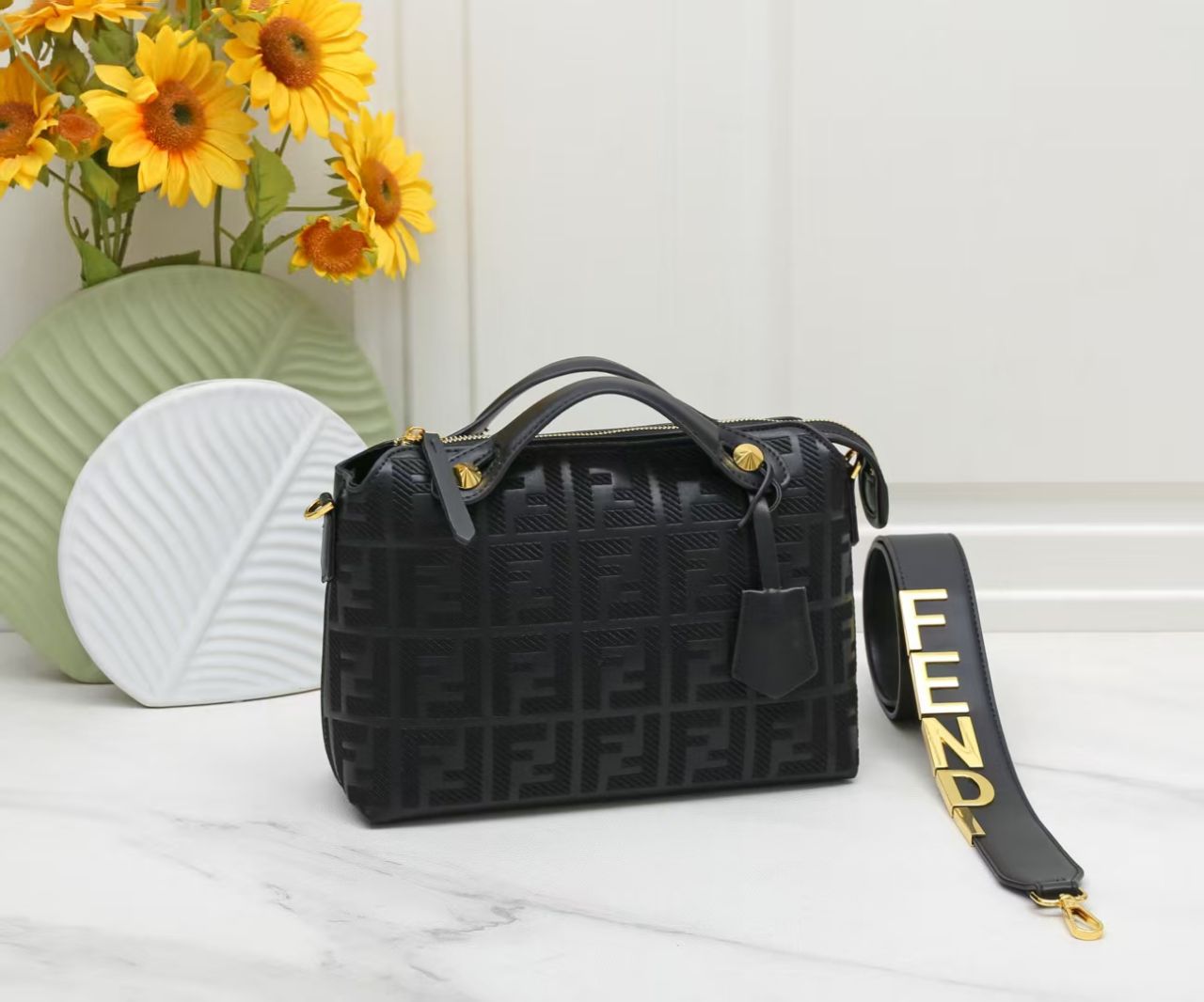 Fendi Monogram Tote Bag view 2