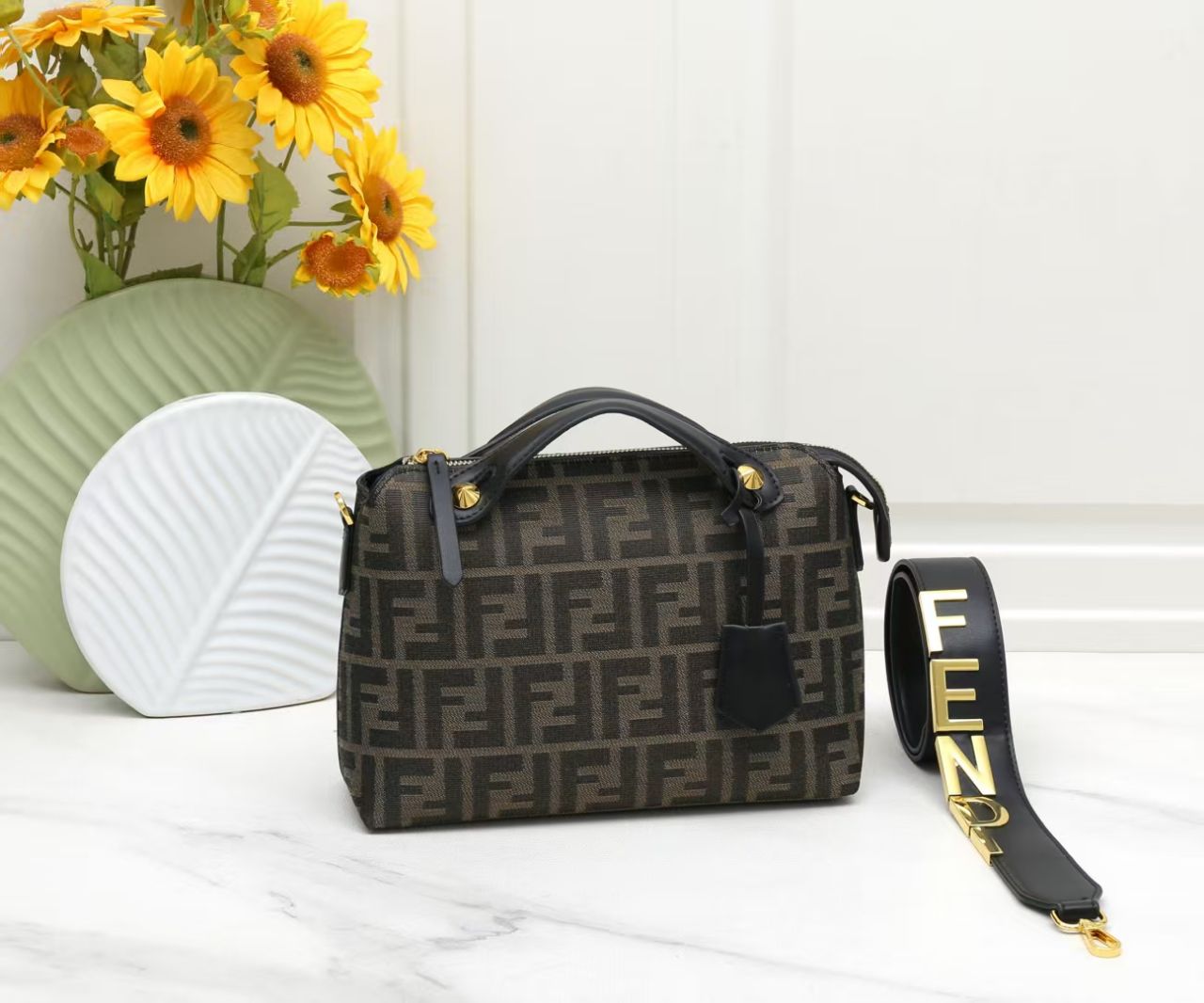 Fendi Monogram Tote Bag view 3