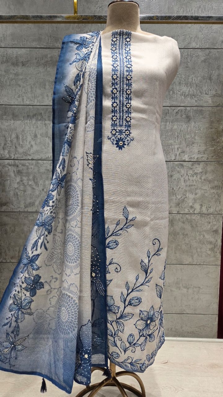 . Unstitched.  Suit Fabric view 2