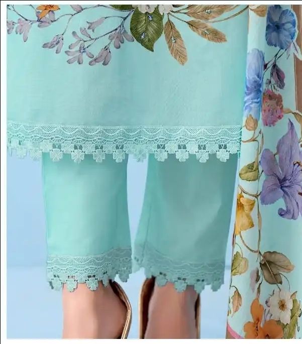 BLOOM THEORY COTTON SALWAR UNSTITCHED SUIT - 387 / HC002474 view 3