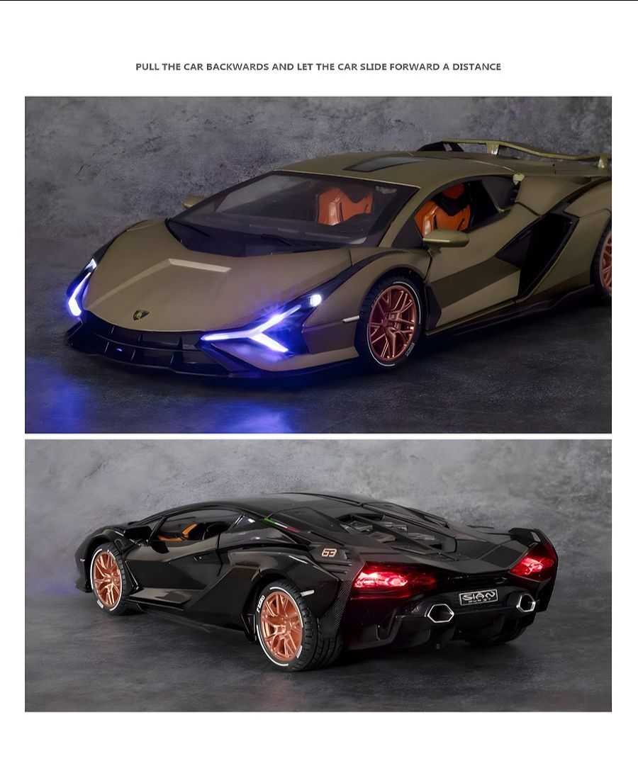 Die-Cast Bugatti Chiron 1.24 view 7