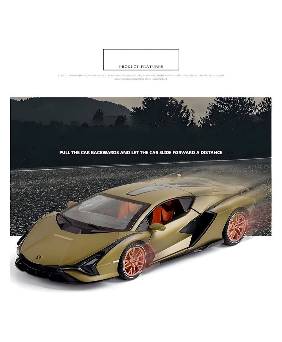 Die-Cast Bugatti Chiron 1.24 view 3