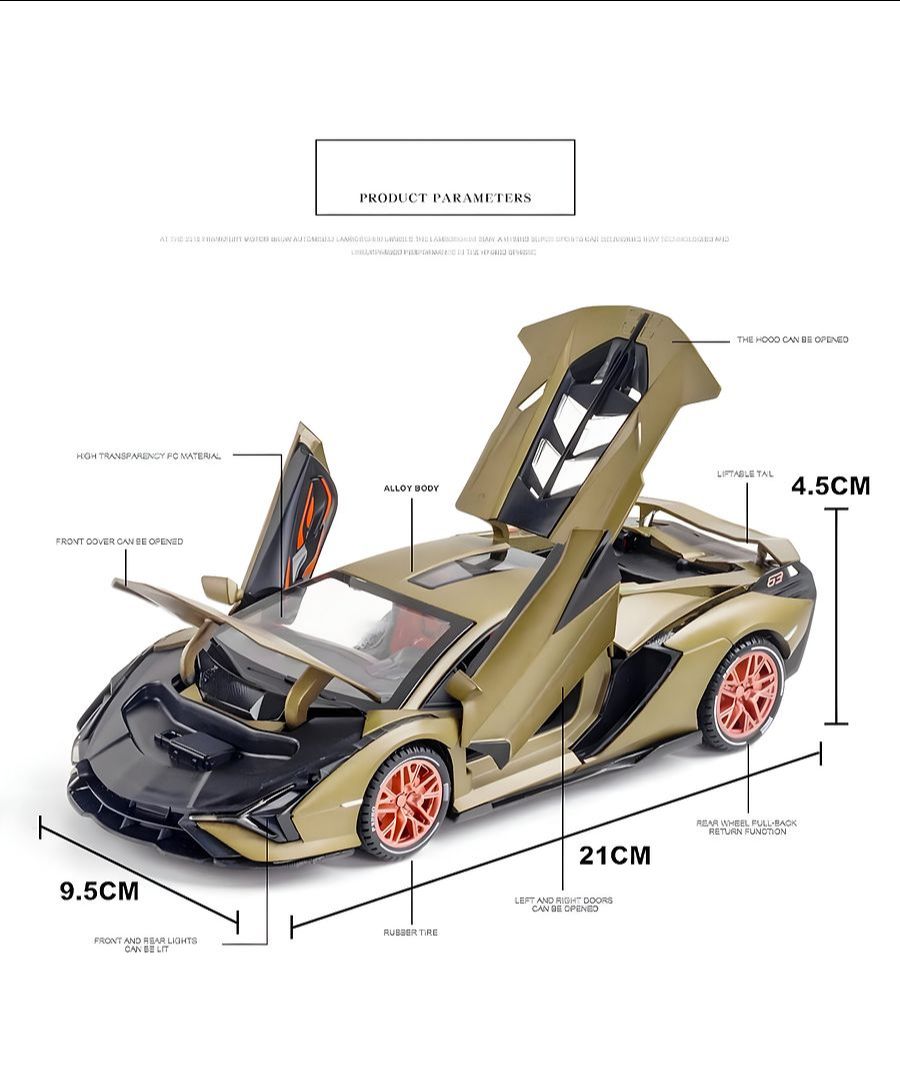 Die-Cast Bugatti Chiron 1.24 view 4