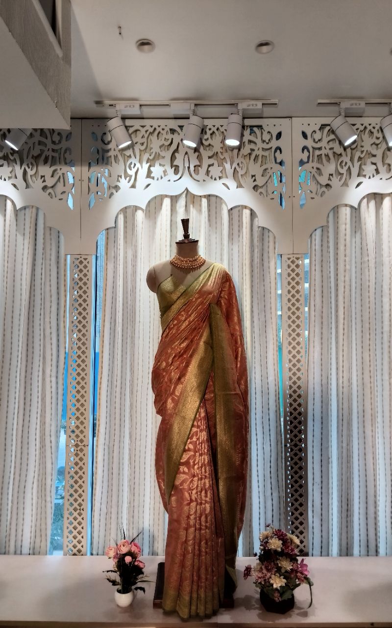 Banarasi Pure chanderi silk full weaving view 6